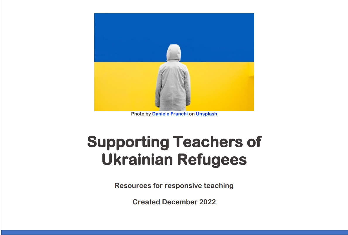 Virtual Exchange supporting teachers of Ukrainian refugees